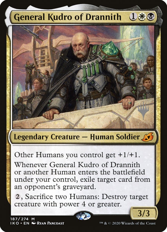 General Kudro of Drannith (Promo Pack) [Ikoria: Lair of Behemoths Promos] | Gaming Infinity