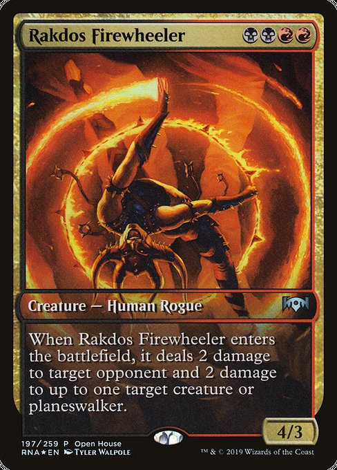 Rakdos Firewheeler [Ravnica Allegiance Promos] | Gaming Infinity