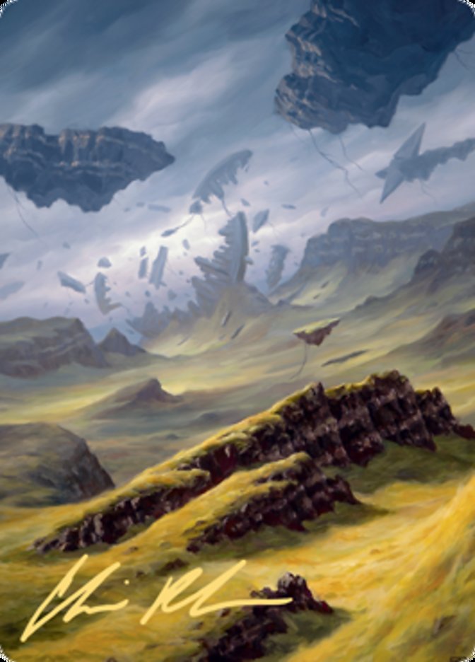 Plains 3 Art Card (Gold-Stamped Signature) [Zendikar Rising Art Series] | Gaming Infinity