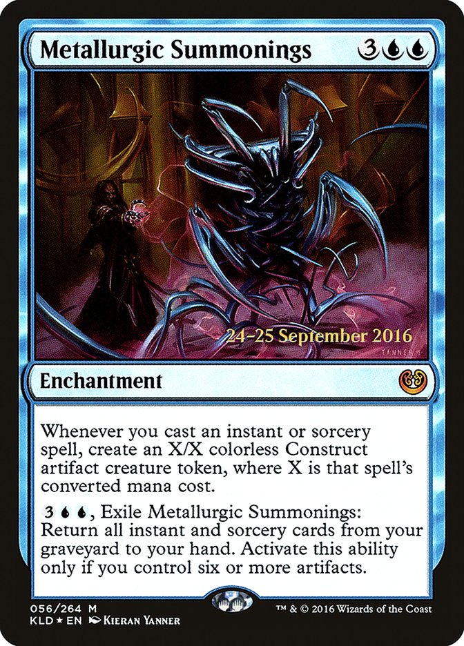 Metallurgic Summonings  [Kaladesh Prerelease Promos] | Gaming Infinity