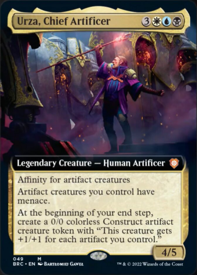 Urza, Chief Artificer (Extended Art) [The Brothers' War Commander] | Gaming Infinity