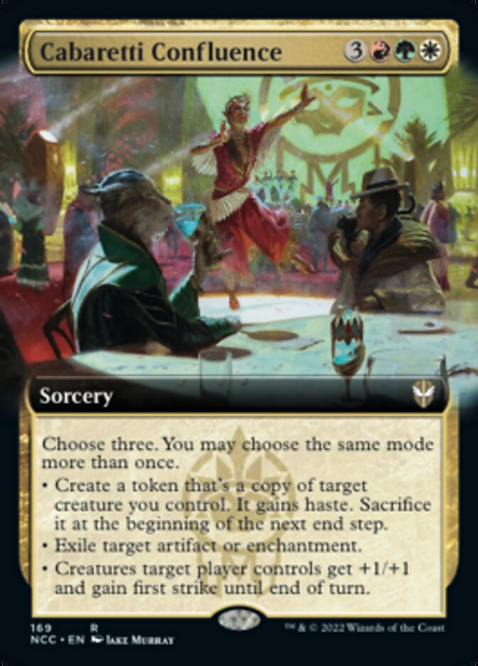 Cabaretti Confluence (Extended Art) [Streets of New Capenna Commander] | Gaming Infinity
