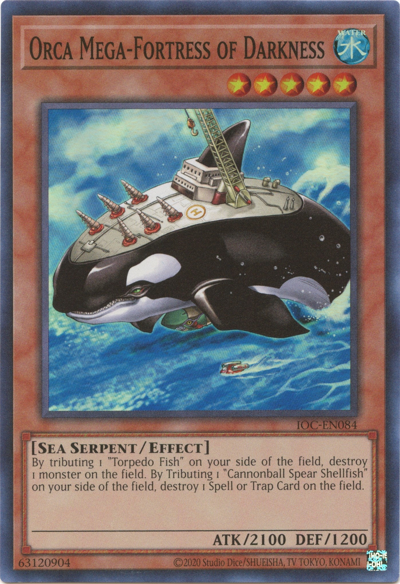 Orca Mega-Fortress of Darkness (25th Anniversary) [IOC-EN084] Super Rare | Gaming Infinity