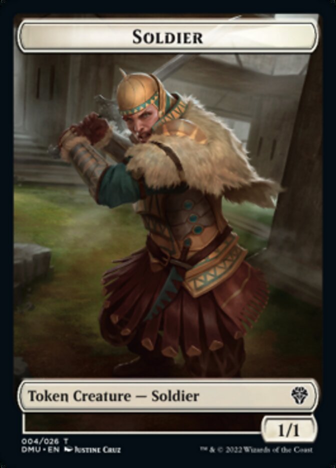 Soldier // Angel Double-sided Token [Dominaria United Tokens] | Gaming Infinity