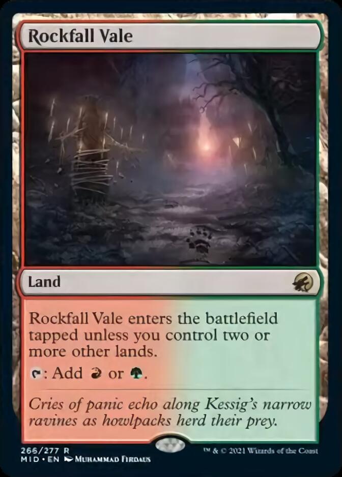 Rockfall Vale [Innistrad: Midnight Hunt] | Gaming Infinity