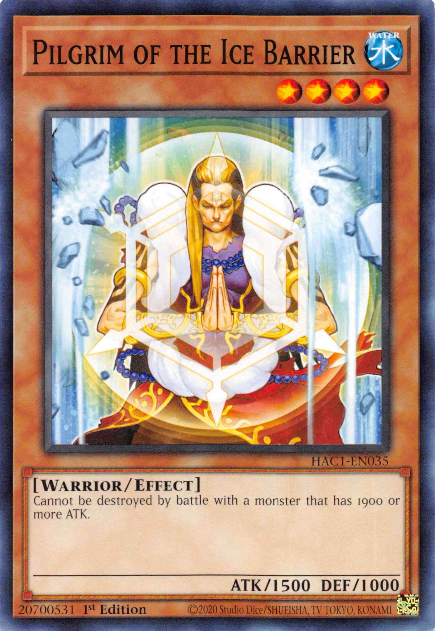 Pilgrim of the Ice Barrier [HAC1-EN035] Common | Gaming Infinity
