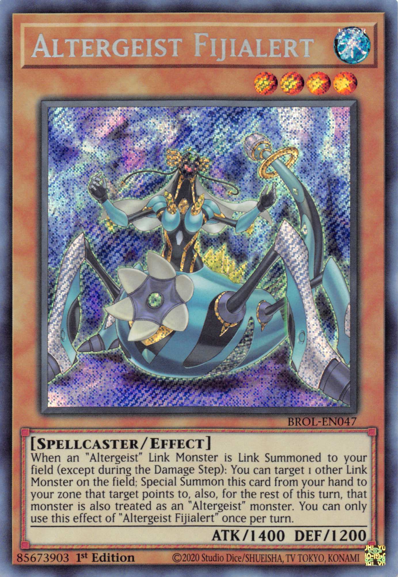 Altergeist Fijialert [BROL-EN047] Secret Rare | Gaming Infinity