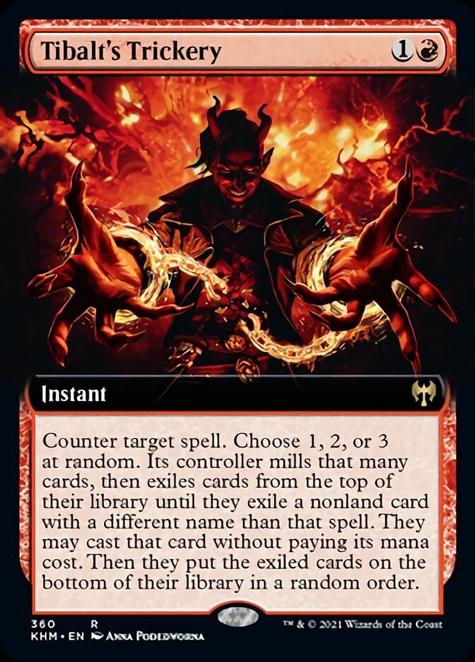 Tibalt's Trickery (Extended Art) [Kaldheim] | Gaming Infinity