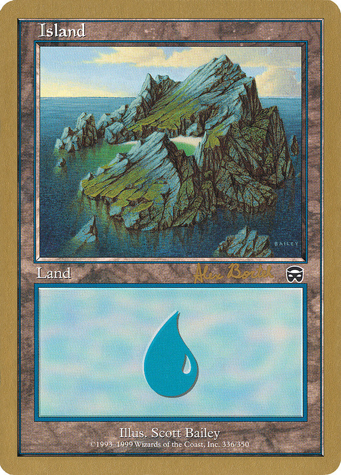 Island (ab336) (Alex Borteh) [World Championship Decks 2001] | Gaming Infinity