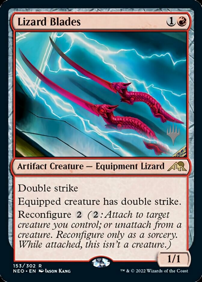 Lizard Blades (Promo Pack) [Kamigawa: Neon Dynasty Promos] | Gaming Infinity