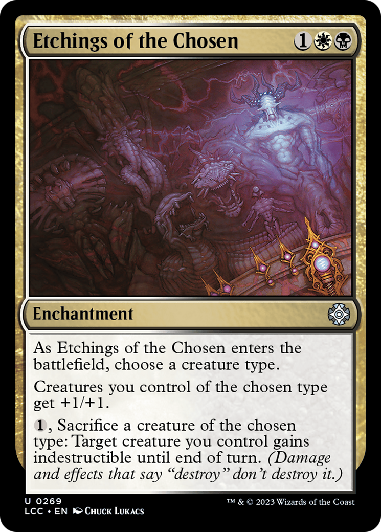 Etchings of the Chosen [The Lost Caverns of Ixalan Commander] | Gaming Infinity