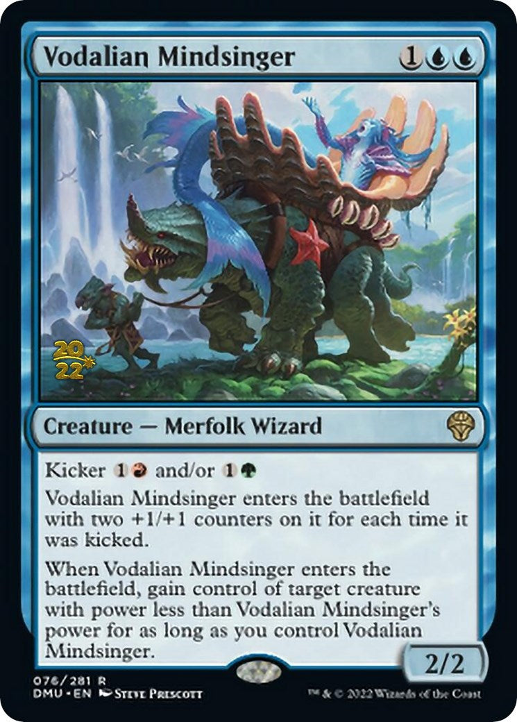 Vodalian Mindsinger [Dominaria United Prerelease Promos] | Gaming Infinity