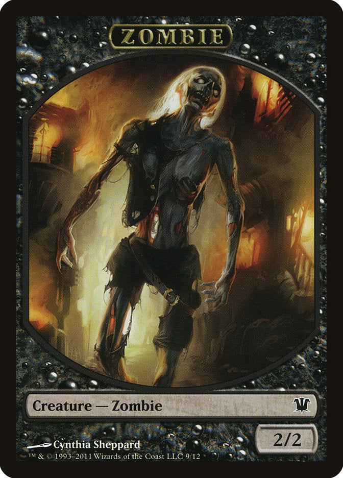 Zombie (9/12) [Innistrad Tokens] | Gaming Infinity