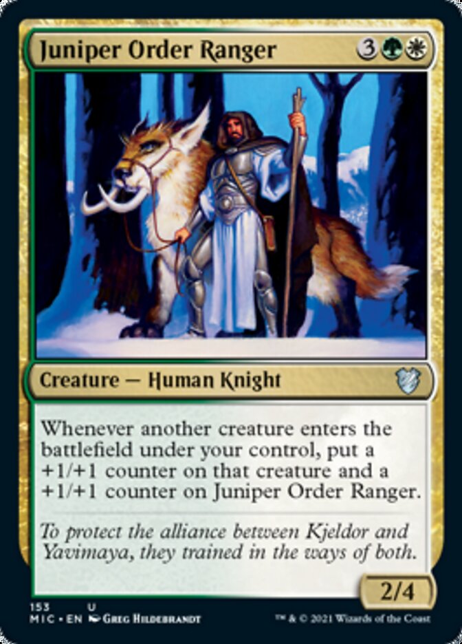 Juniper Order Ranger [Innistrad: Midnight Hunt Commander] | Gaming Infinity