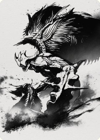 Phyrexian Vindicator 2 Art Card [Phyrexia: All Will Be One Art Series] | Gaming Infinity