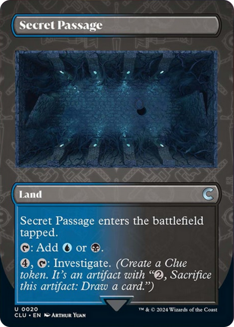 Secret Passage (Borderless) [Ravnica: Clue Edition] | Gaming Infinity