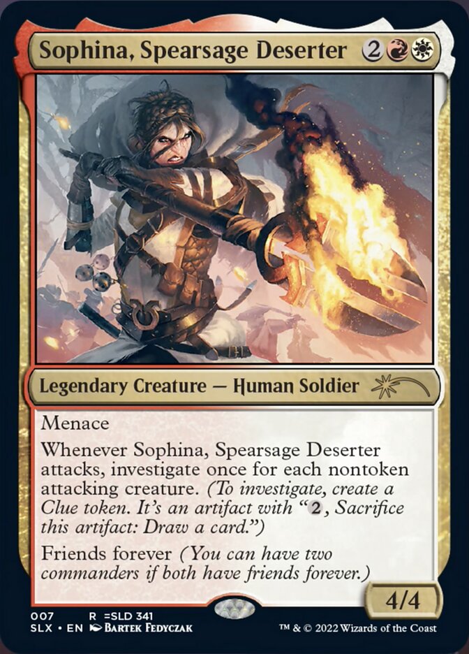 Sophina, Spearsage Deserter [Secret Lair: Universes Within] | Gaming Infinity