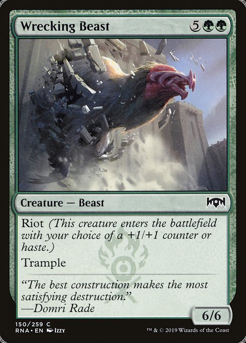 Wrecking Beast [Ravnica Allegiance] | Gaming Infinity