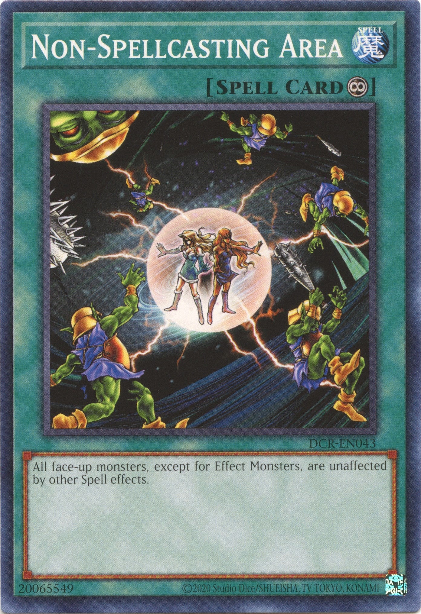 Non-Spellcasting Area (25th Anniversary) [DCR-EN043] Common | Gaming Infinity