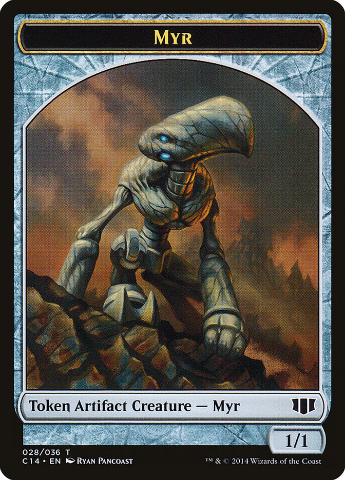 Myr // Pentavite Double-sided Token [Commander 2014 Tokens] | Gaming Infinity