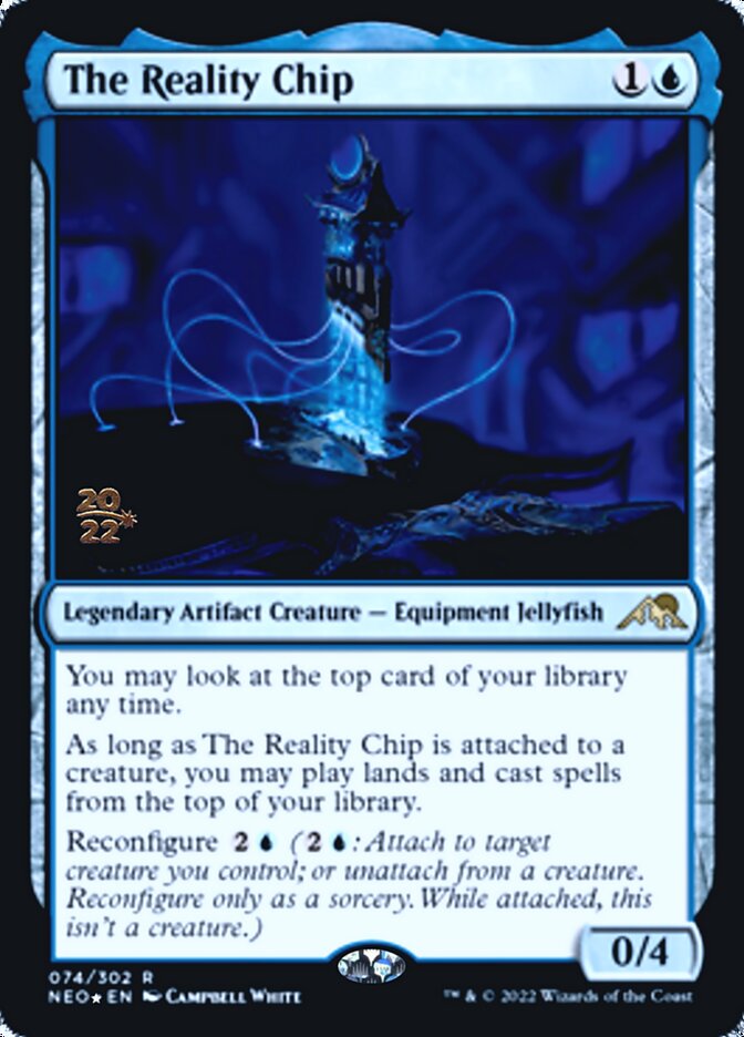 The Reality Chip [Kamigawa: Neon Dynasty Prerelease Promos] | Gaming Infinity