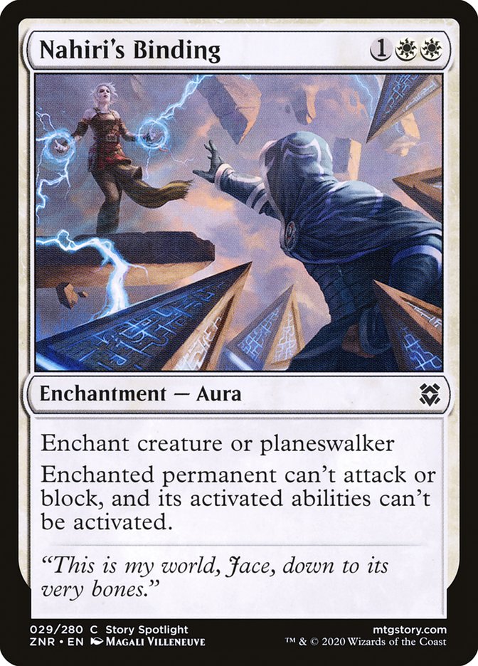 Nahiri's Binding [Zendikar Rising] | Gaming Infinity