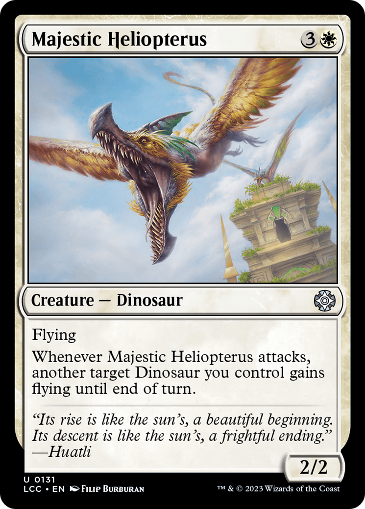 Majestic Heliopterus [The Lost Caverns of Ixalan Commander] | Gaming Infinity