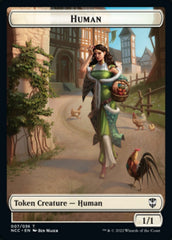 Eldrazi Spawn // Human Double-sided Token [Streets of New Capenna Commander Tokens] | Gaming Infinity