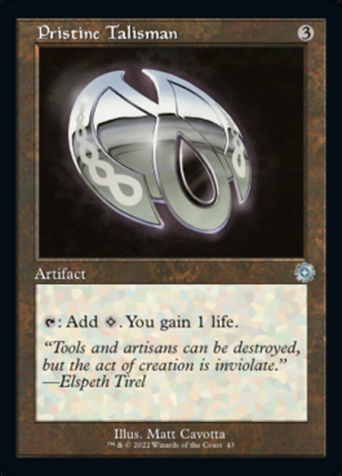 Pristine Talisman (Retro) [The Brothers' War Retro Artifacts] | Gaming Infinity