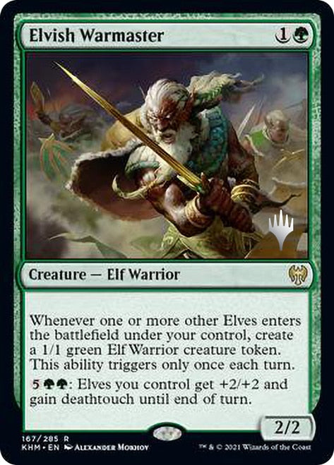 Elvish Warmaster [Kaldheim Promo Pack] | Gaming Infinity