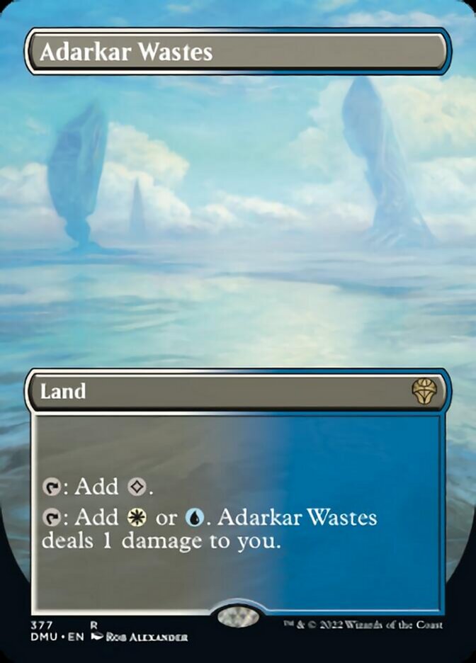 Adarkar Wastes (Borderless Alternate Art) [Dominaria United] | Gaming Infinity