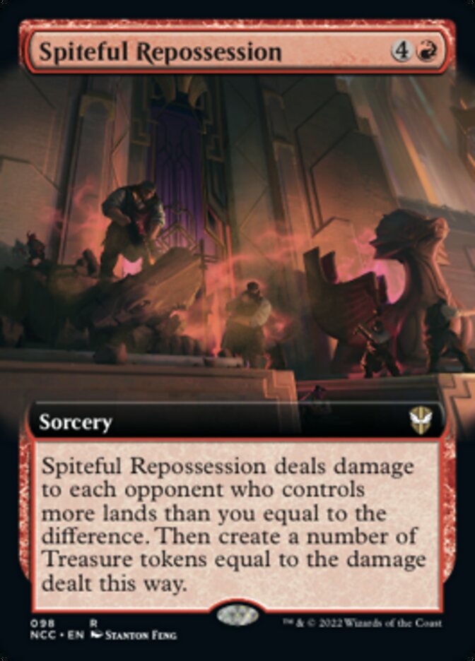 Spiteful Repossession (Extended Art) [Streets of New Capenna Commander] | Gaming Infinity