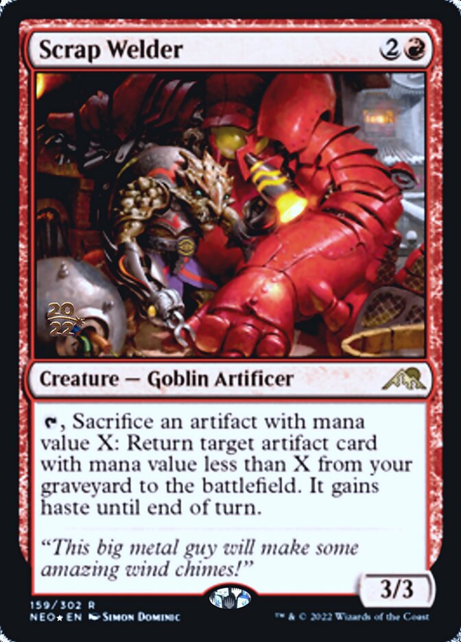 Scrap Welder [Kamigawa: Neon Dynasty Prerelease Promos] | Gaming Infinity