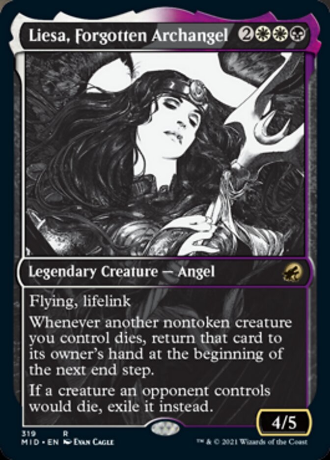 Liesa, Forgotten Archangel (Showcase Eternal Night) [Innistrad: Midnight Hunt] | Gaming Infinity