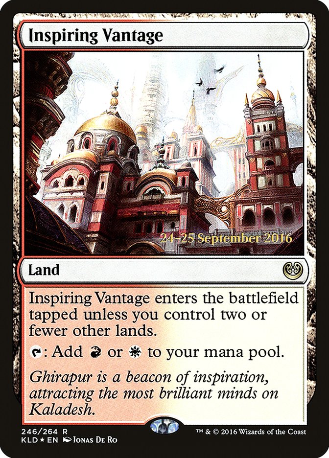 Inspiring Vantage  [Kaladesh Prerelease Promos] | Gaming Infinity