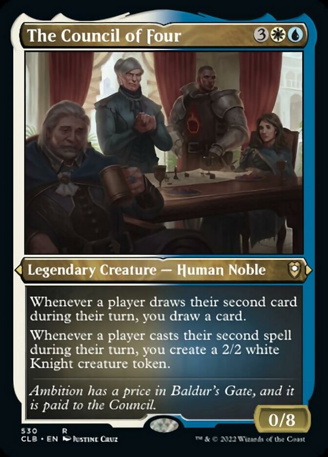 The Council of Four (Foil Etched) [Commander Legends: Battle for Baldur's Gate] | Gaming Infinity