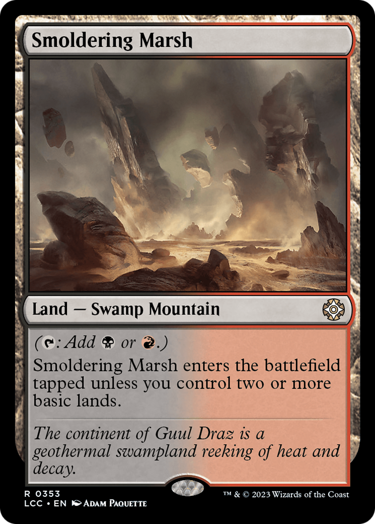 Smoldering Marsh [The Lost Caverns of Ixalan Commander] | Gaming Infinity