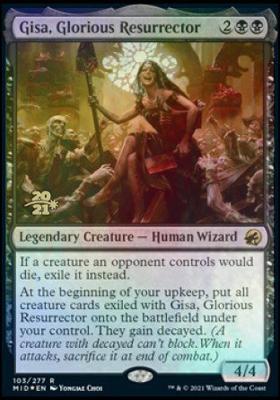 Gisa, Glorious Resurrector [Innistrad: Midnight Hunt Prerelease Promos] | Gaming Infinity