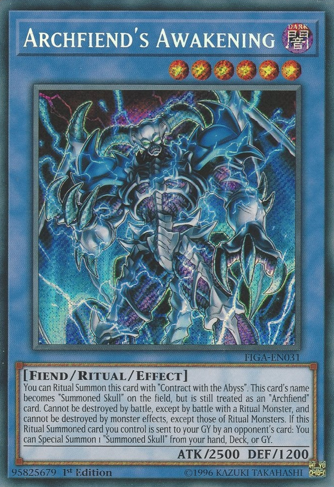 Archfiend's Awakening [FIGA-EN031] Secret Rare | Gaming Infinity