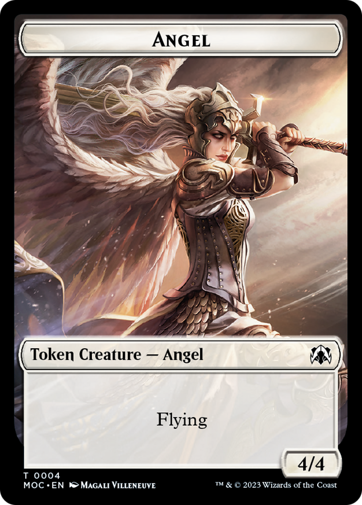 Eldrazi // Angel (4) Double-Sided Token [March of the Machine Commander Tokens] | Gaming Infinity