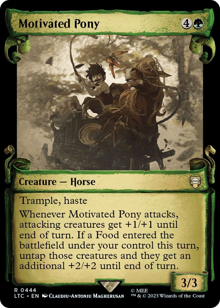 Motivated Pony [The Lord of the Rings: Tales of Middle-Earth Commander Showcase Scrolls] | Gaming Infinity