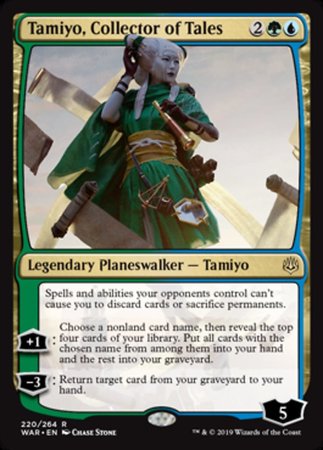 Tamiyo, Collector of Tales [War of the Spark] | Gaming Infinity