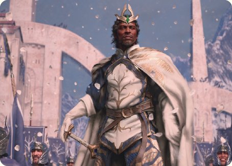 Aragorn, King of Gondor Art Card [The Lord of the Rings: Tales of Middle-earth Art Series] | Gaming Infinity