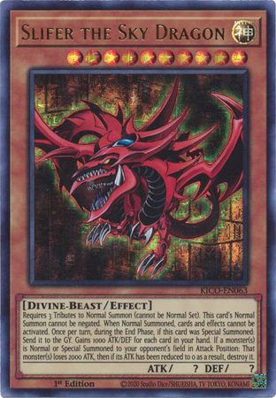 Slifer the Sky Dragon (Ultra Pharaoh's Rare) [KICO-EN063] Ultra Pharaoh’s Rare | Gaming Infinity