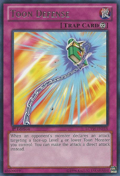 Toon Defense [LCYW-EN118] Rare | Gaming Infinity
