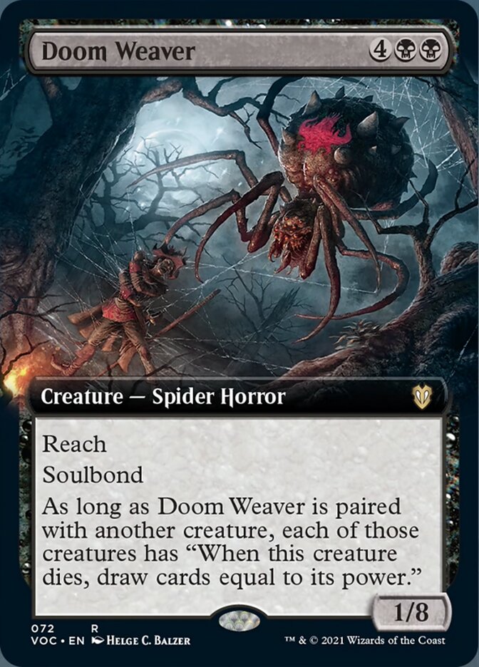 Doom Weaver (Extended) [Innistrad: Crimson Vow Commander] | Gaming Infinity