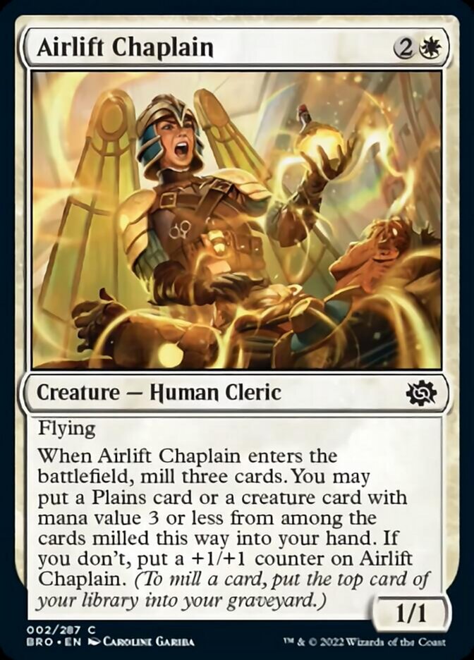 Airlift Chaplain [The Brothers' War] | Gaming Infinity