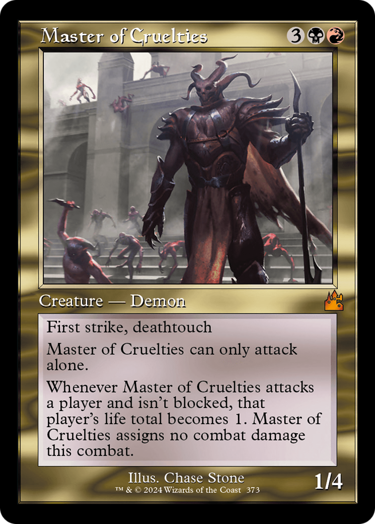 Master of Cruelties (Retro Frame) [Ravnica Remastered] | Gaming Infinity