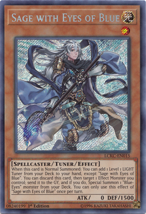 Sage with Eyes of Blue [LCKC-EN015] Secret Rare | Gaming Infinity