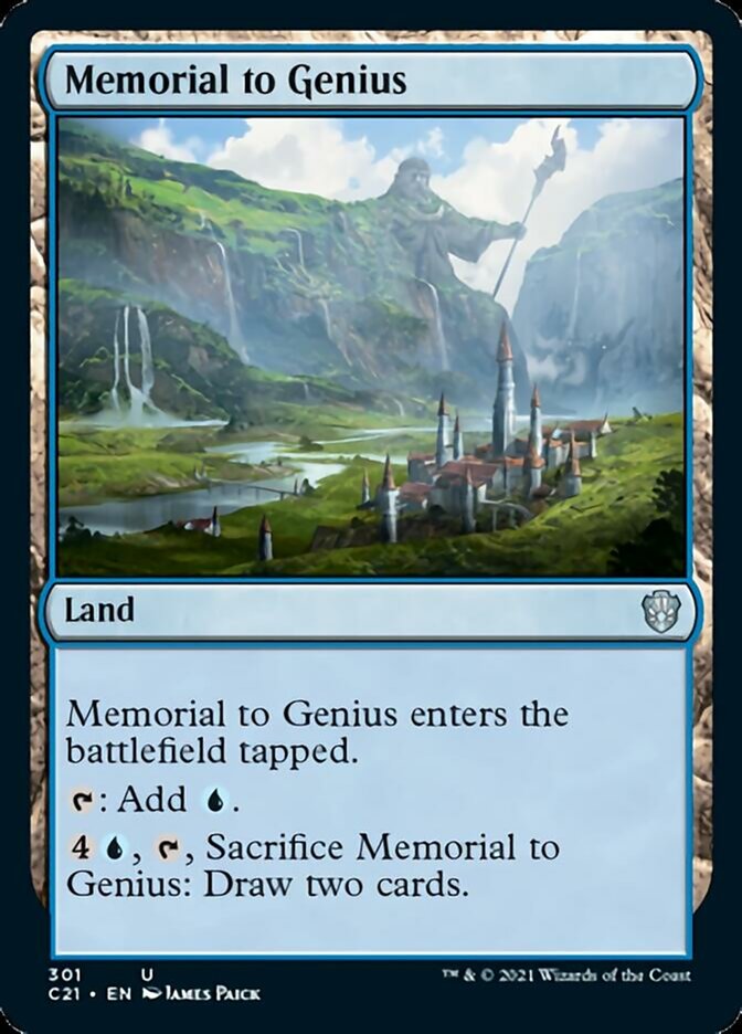 Memorial to Genius [Commander 2021] | Gaming Infinity